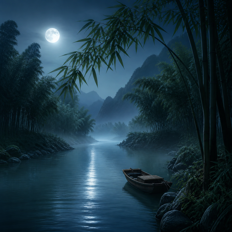 Quiet Bamboo River